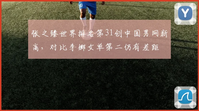 张之臻世界排名第31创中国男网新高，对比李娜女单第二仍有差距