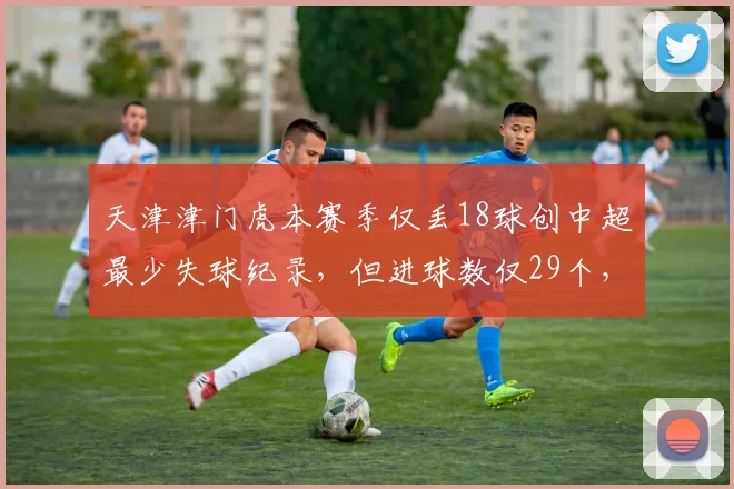 天津津门虎本赛季仅丢18球创中超最少失球纪录，但进球数仅29个，平局大师引争议